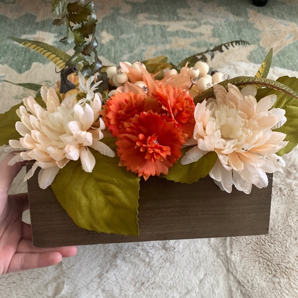 Thanksgiving Fall Floral Centerpiece - Picture 3 of 7